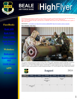 8 月 1 日 - 比尔空军基地 - AF.mil